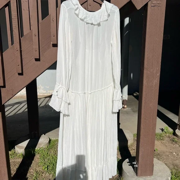 Free People Long Steeve Maxi Drees - Picture 8 of 10